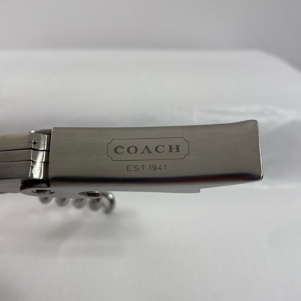 COACH || Wine Key w Leather Case || Hard to Find Set - Picture 10 of 15